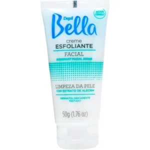 Creme Esfoliante Facial Com Extrato de Alecrim Depilbella 50g
