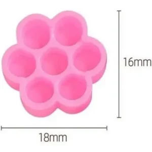 Batoque Florzinha Rosa Colmeia