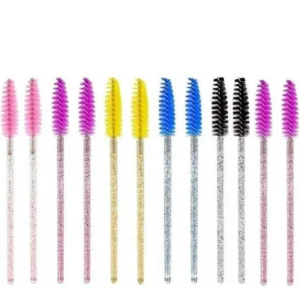 Kit 50 Escovinhas Coloridas c/ Glitter