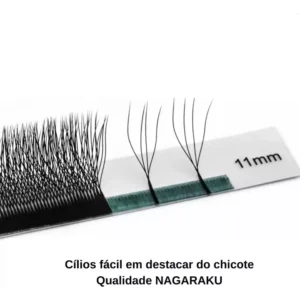 Cílios W 4D Nagaraku 0.07D MIX e Individual